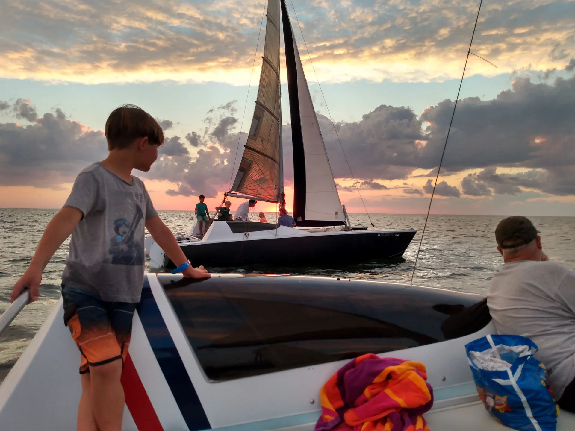 Evening sail on the Pamlico Sound