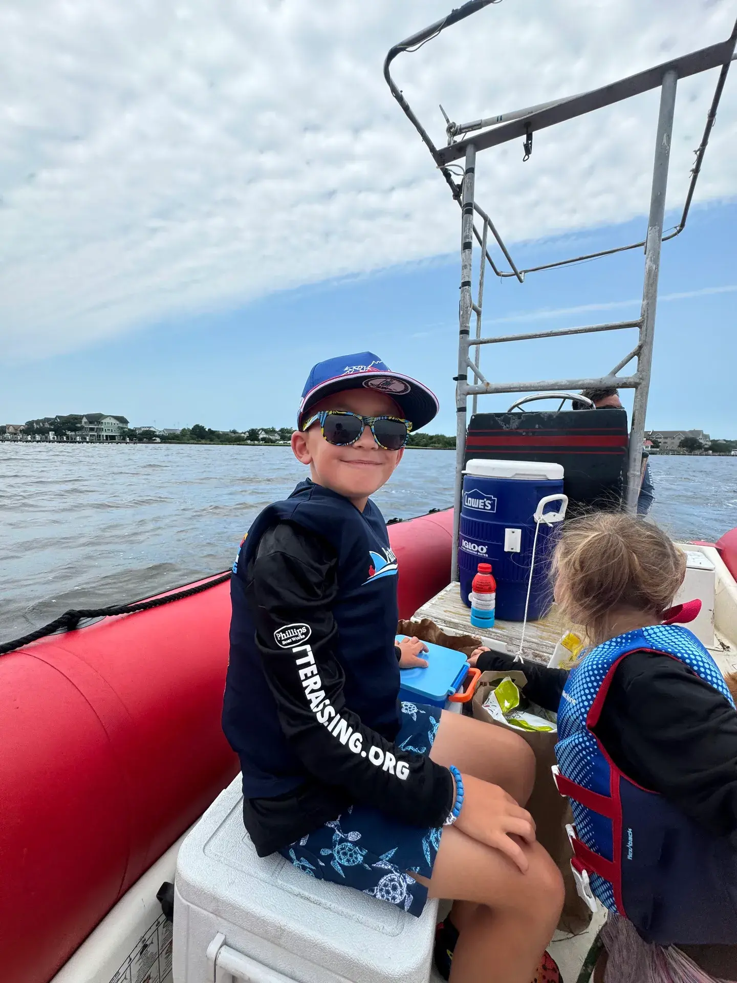 Kids on the water