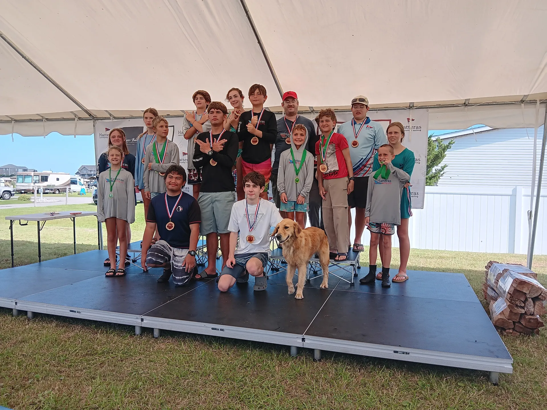 Community sailing awards ceremony